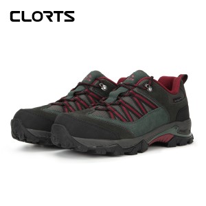 clorts洛弛红 牛皮 全防水 徒步登山鞋 旅游鞋 3D033A