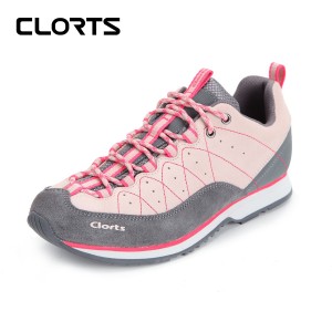 clorts洛弛红 牛皮 轻便耐磨 户外休闲鞋 3E007A