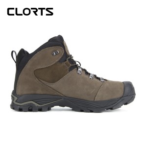 clorts洛弛红 头层牛皮 全防水 徒步登山鞋 3B048B