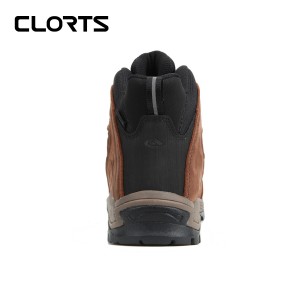 clorts洛弛红 头层牛皮 全防水 徒步登山鞋 3B048A