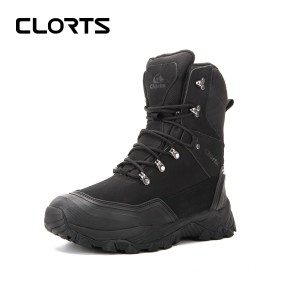 clorts洛弛红 头层牛皮 耐磨保暖 作训鞋 3M007B