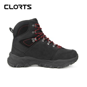 clorts洛弛红 头层牛皮疯马皮 耐磨全防水徒步登山鞋3A023B