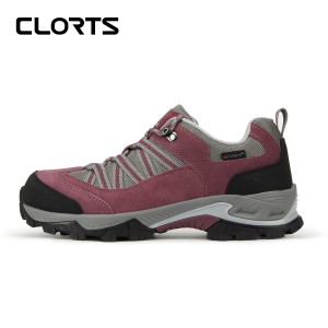 clorts洛弛红 牛皮 全防水 徒步登山鞋 旅游鞋 3D033D