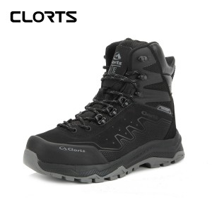 clorts洛弛红 头层牛皮 耐磨全防水徒步登山鞋3A021E