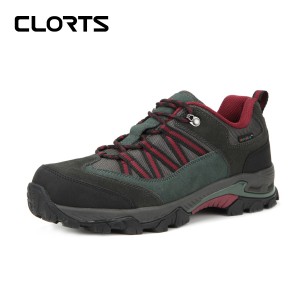 clorts洛弛红 牛皮 全防水 徒步登山鞋 旅游鞋 3D033A