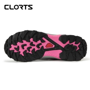 clorts洛弛红 牛皮 全防水 徒步登山鞋 旅游鞋 3D033E