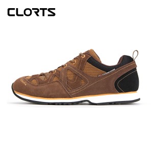 clorts洛弛红 牛皮 轻便耐磨 户外休闲鞋 3E004D