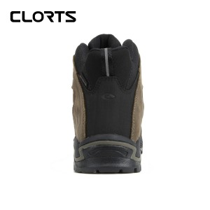 clorts洛弛红 头层牛皮 全防水 徒步登山鞋 3B048B