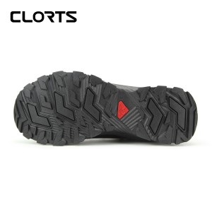 clorts洛弛红 头层牛皮疯马皮 耐磨全防水徒步登山鞋3A023B