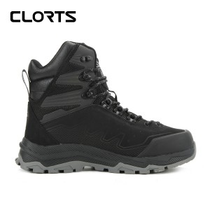 clorts洛弛红 头层牛皮 耐磨全防水徒步登山鞋3A021E