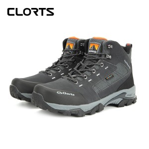clorts洛弛红 全防水 头层牛皮 耐磨 户外徒步登山鞋3B046A