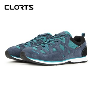 clorts洛弛红 牛皮 轻便耐磨 户外休闲鞋 3E004E