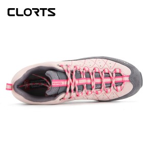 clorts洛弛红 牛皮 轻便耐磨 户外休闲鞋 3E007A