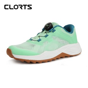 clorts洛弛红 旋转自动扣 透气耐磨 越野跑鞋 3F030B