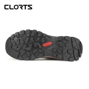 clorts洛弛红 头层牛皮疯马皮 耐磨全防水徒步登山鞋3A023A