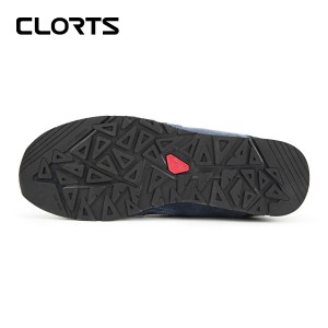 clorts洛弛红 牛皮 轻便耐磨 户外休闲鞋 3E004E