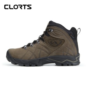 clorts洛弛红 头层牛皮 全防水 徒步登山鞋 3B048B