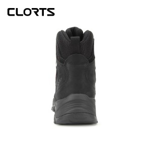 clorts洛弛红 头层牛皮疯马皮 耐磨全防水徒步登山鞋3A023B
