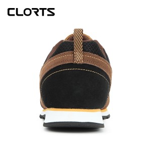 clorts洛弛红 牛皮 轻便耐磨 户外休闲鞋 3E004D
