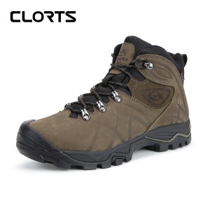 clorts洛弛红 头层牛皮 全防水 徒步登山鞋 3B048B