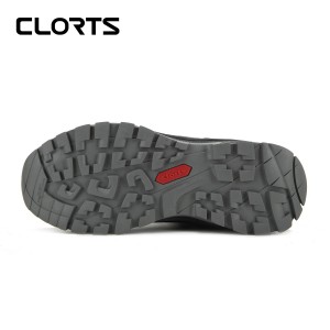 clorts洛弛红 头层牛皮 耐磨全防水徒步登山鞋3A021E