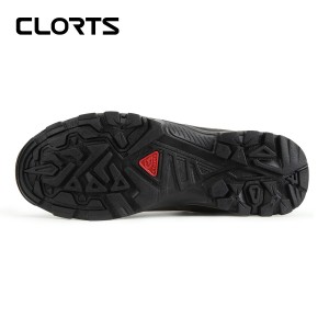 clorts洛弛红 头层牛皮 全防水 徒步登山鞋 3B048B