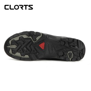 clorts洛弛红 全防水耐磨 自动扣 徒步登山鞋3B051A