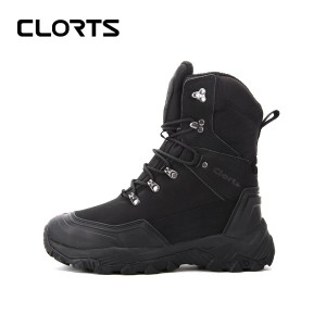 clorts洛弛红 头层牛皮 耐磨保暖 作训鞋 3M007B