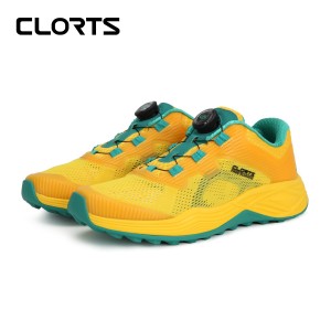 clorts洛弛红 旋转自动扣 透气耐磨 越野跑鞋 3F030A