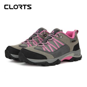 clorts洛弛红 牛皮 全防水 徒步登山鞋 旅游鞋 3D033E