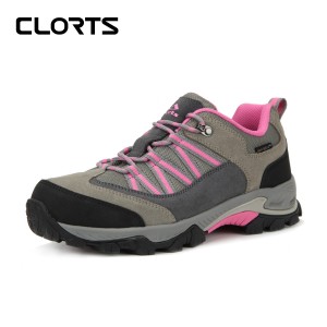 clorts洛弛红 牛皮 全防水 徒步登山鞋 旅游鞋 3D033E