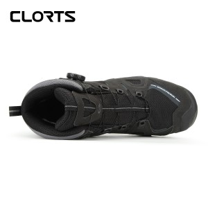 clorts洛弛红 全防水耐磨 自动扣 徒步登山鞋3B051A