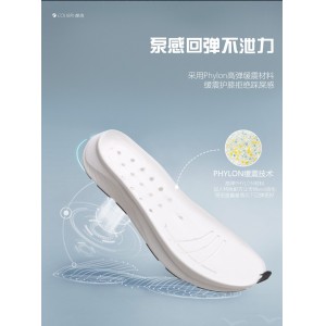 AVOCCO翱戈宽楦运动鞋软底网面透气轻盈跑鞋蜂鸟二代181清爽灰