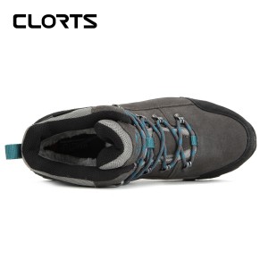 clorts洛弛红 防水带毛里 保暖登山徒步鞋 3B052A