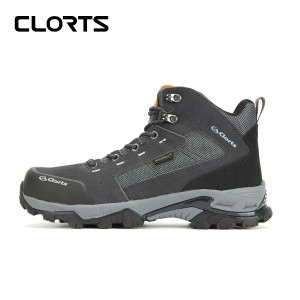clorts洛弛红 全防水 头层牛皮 耐磨 户外徒步登山鞋3B046A