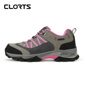 clorts洛弛红 牛皮 全防水 徒步登山鞋 旅游鞋 3D033E
