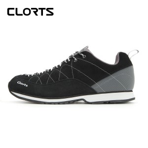 clorts洛弛红 牛皮 轻便耐磨 户外休闲鞋 3E007B