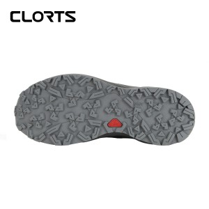 clorts洛弛红 透气耐磨 轻便户外休闲 越野跑鞋 3F058G