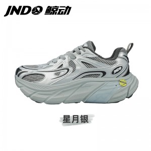 JNDO增高新款鞋白色百搭厚底网面流行运动鞋爆款透气鞋
